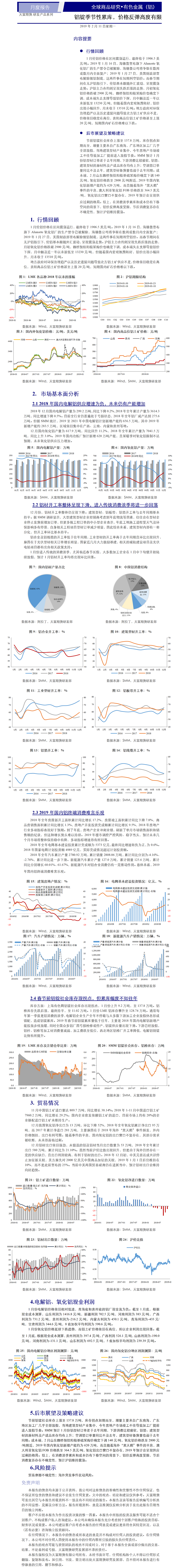 铝锭季节性累库，价格反弹高度有限--铝2019年2月报.png