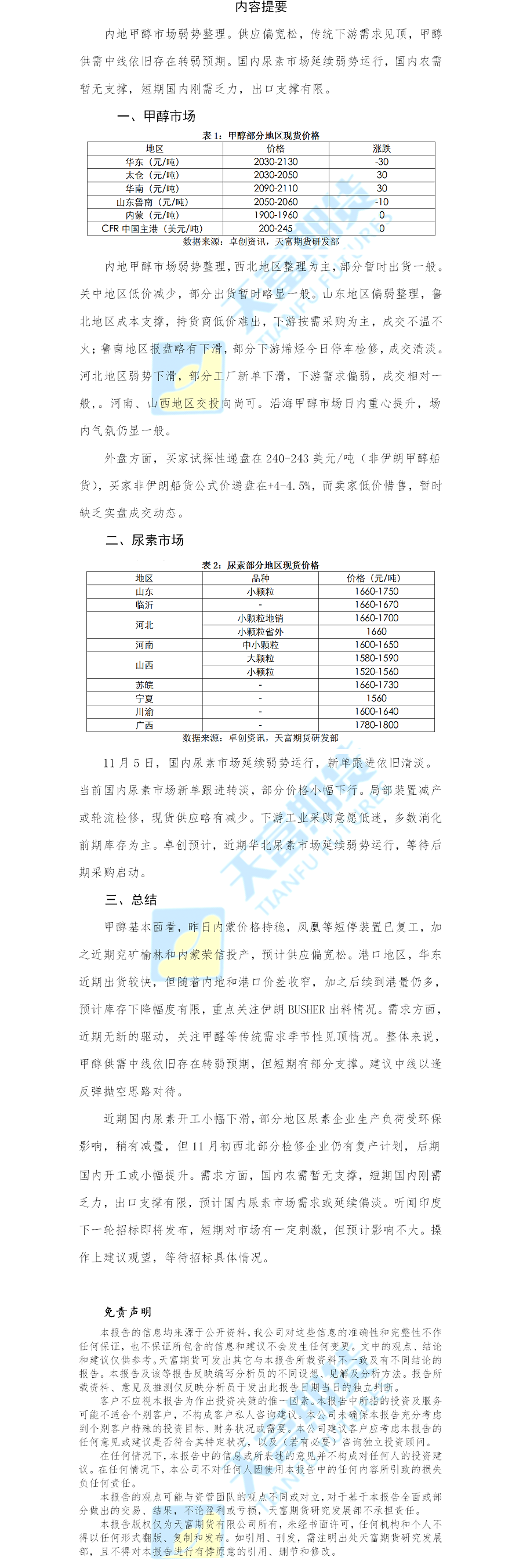 甲醇尿素日报.png