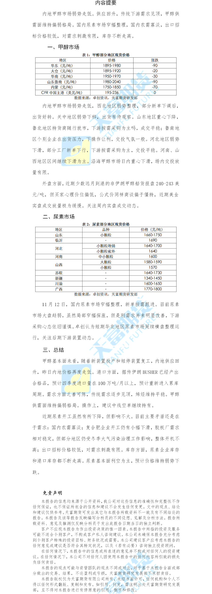 甲醇尿素日报.png
