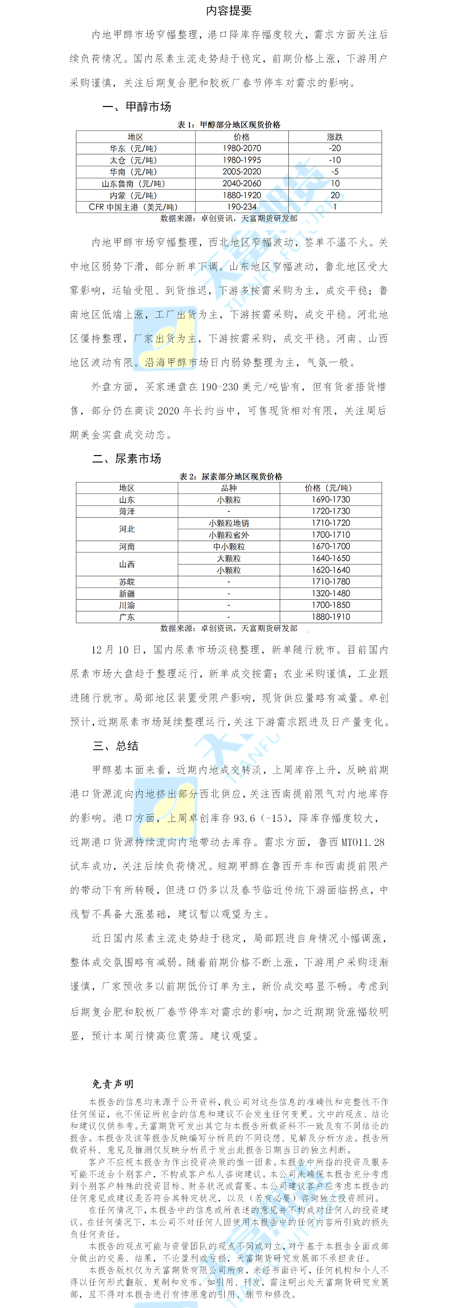 甲醇尿素日报.png