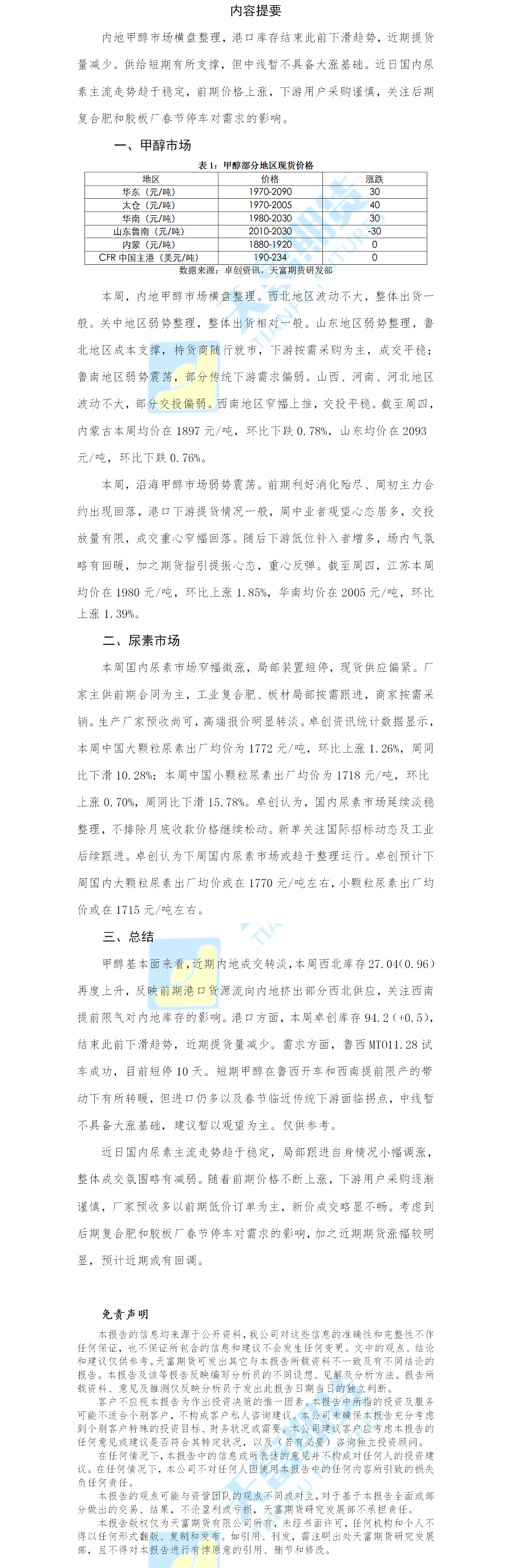 甲醇尿素日报.png
