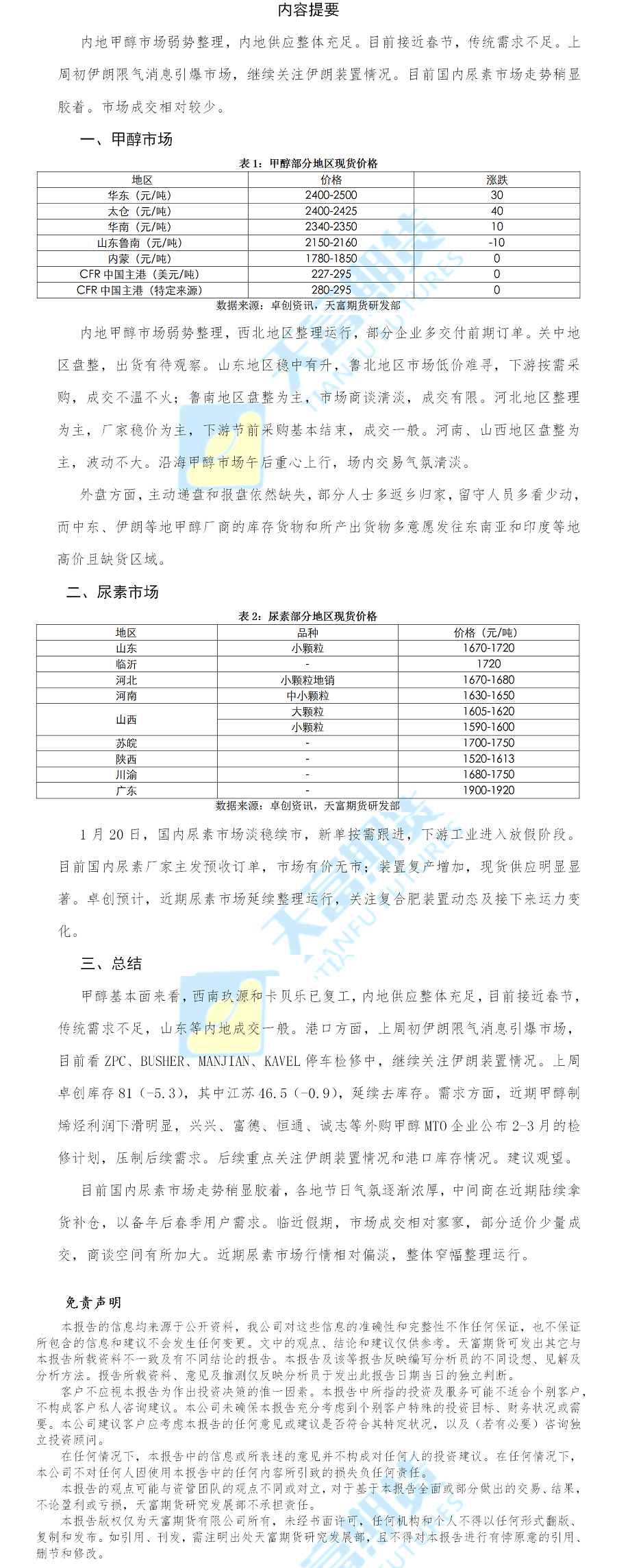 甲醇尿素日报.png