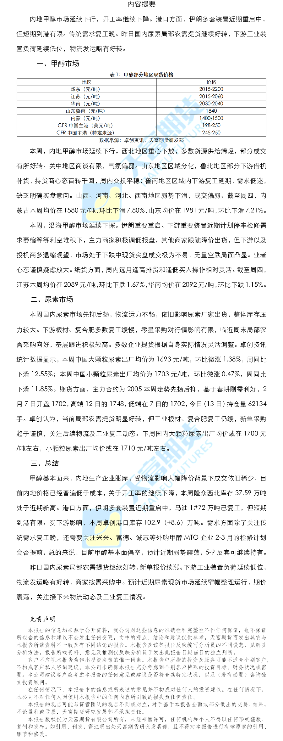甲醇尿素日报.png