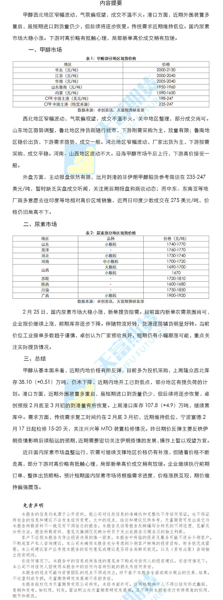 甲醇尿素日报.png