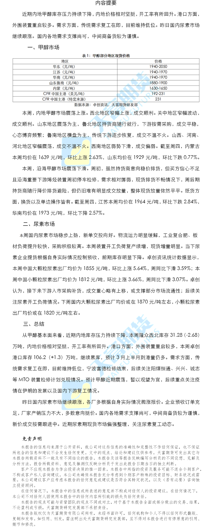 甲醇尿素日报.png