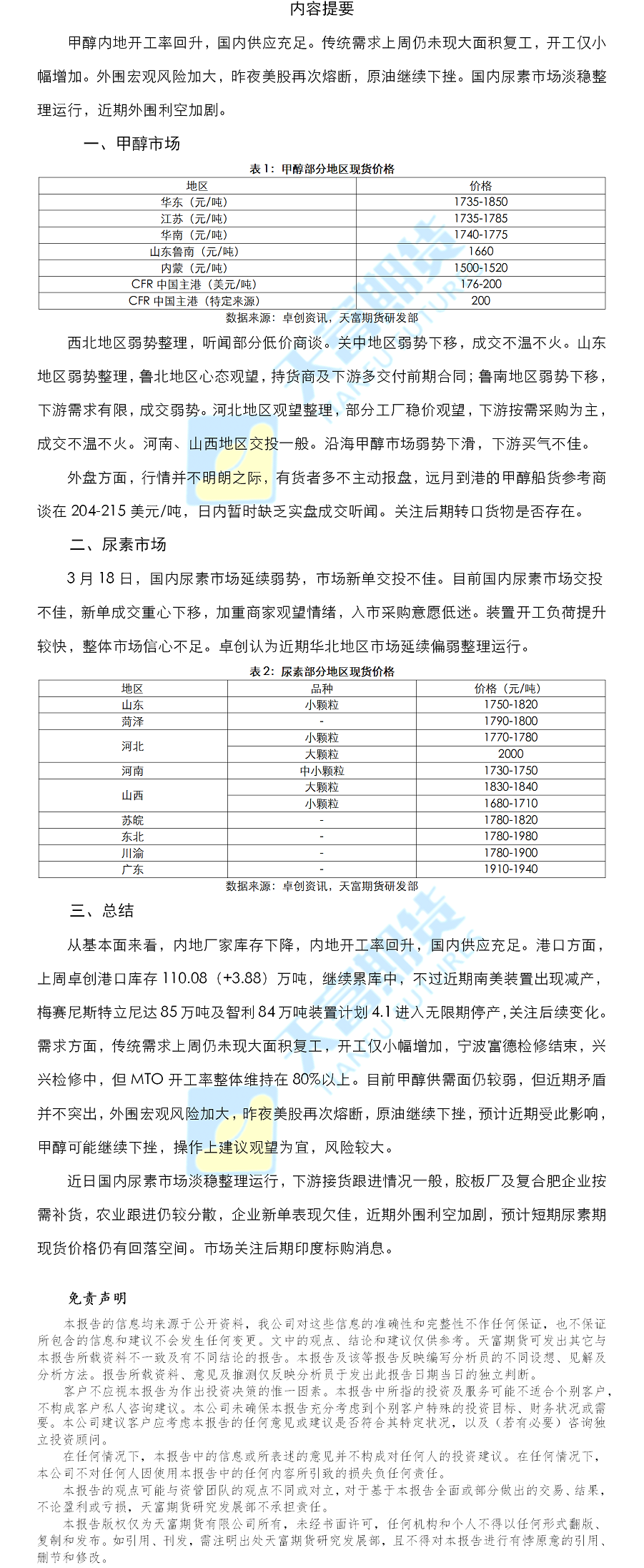 甲醇尿素日报.png