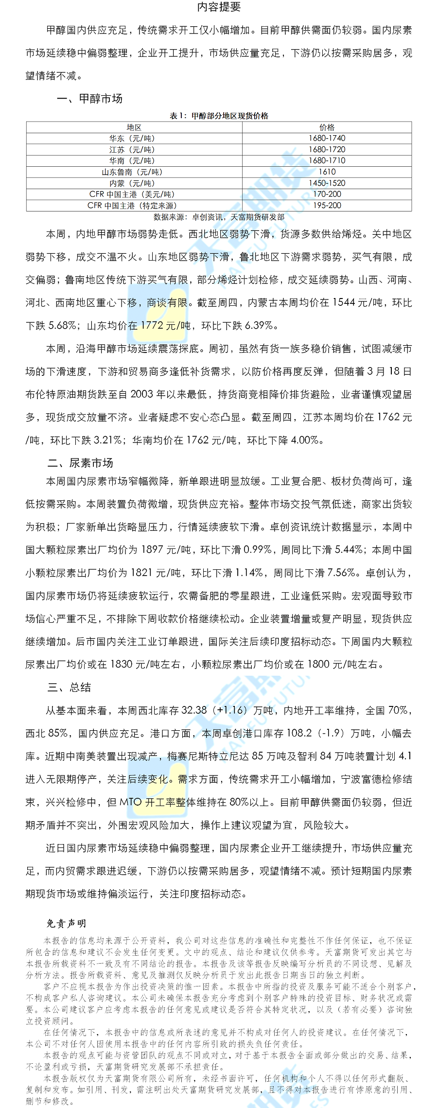 甲醇尿素日报.png