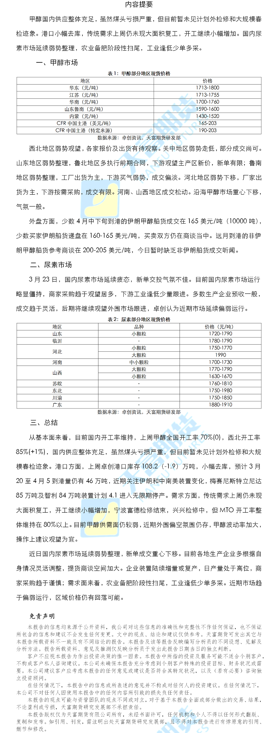 甲醇尿素日报.png