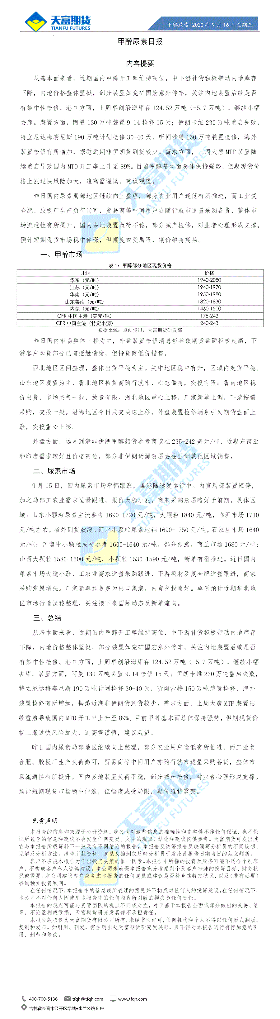 甲醇尿素日报9月16日.gif