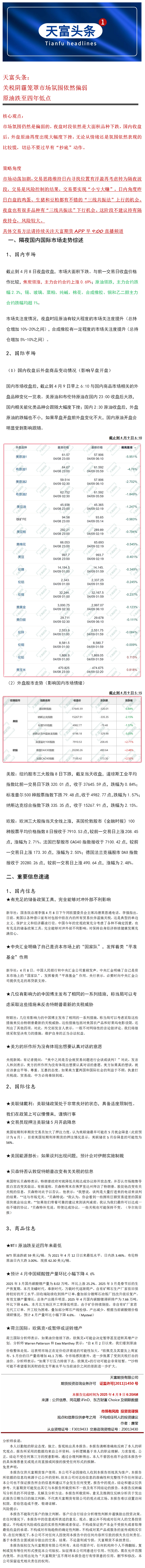 天富头条：原油跌至四年低点 “关税”阴霾笼罩 氛围依然偏弱.png