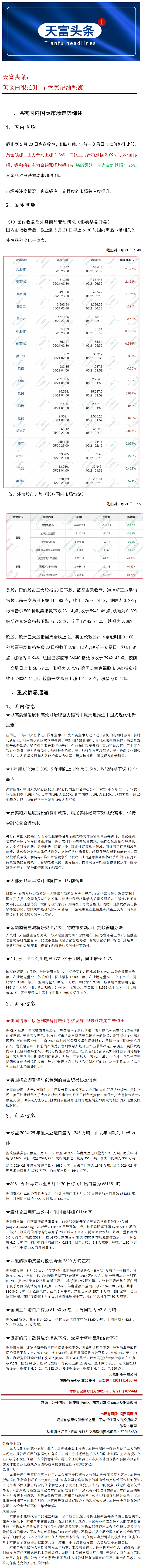 天富头条：黄金白银拉升 早盘美原油跳涨.png